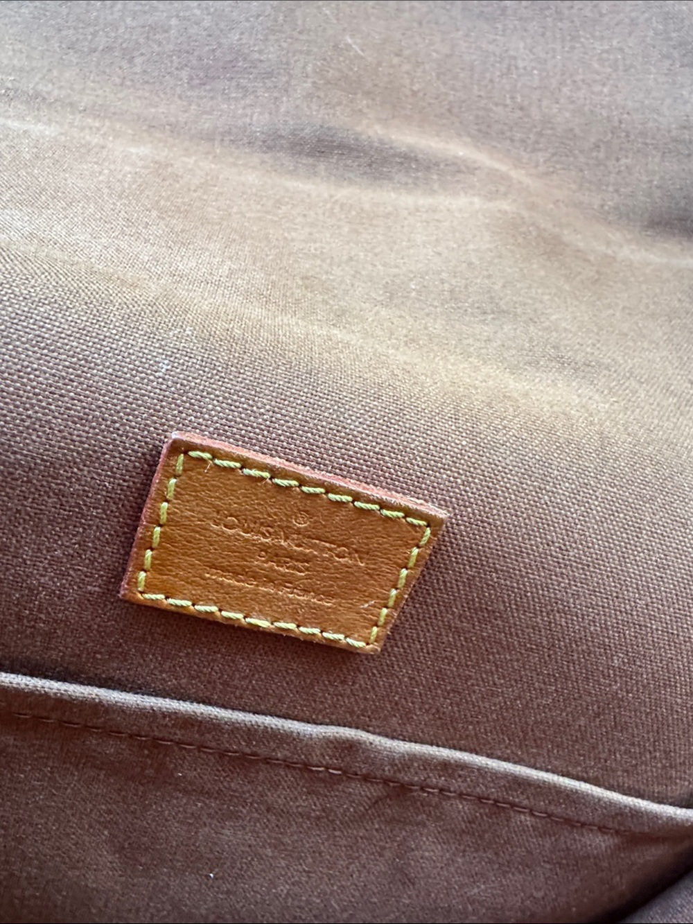 Louis Vuitton Brown Monogram Crossbody Messenger Bag - Picture 8 of 12